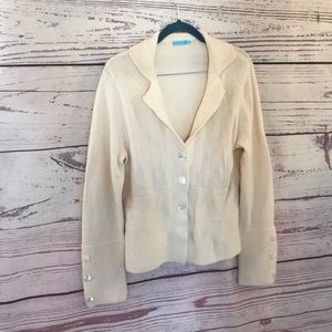 J. McLaughlin 100% cashmere cardigan